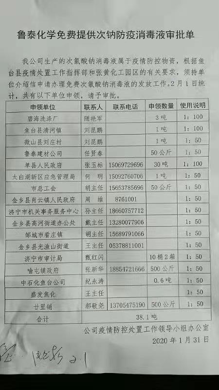 连续七天！KY平台-KY平台（中国）化学奔赴在路上 数百吨消毒液喷洒在济宁及周边各县区